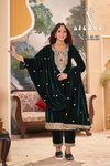Naaz By Afsana Velvet Embroidery Readymade Suit Wholesale Shop In Surat